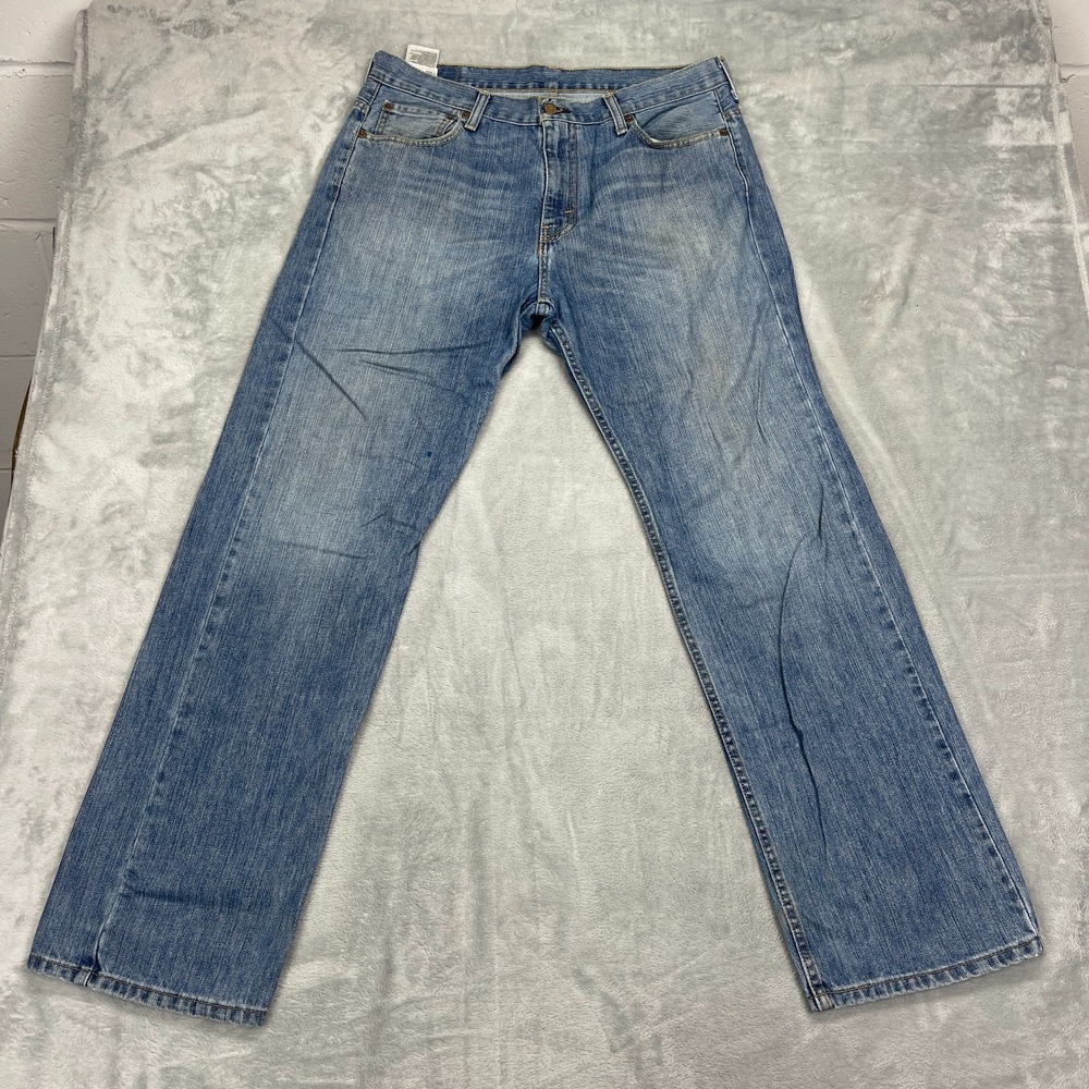 Levi's Jeans Mens 34x34 (36x33) Blue Denim Mid Wash Red Tab Loose Straight Fit